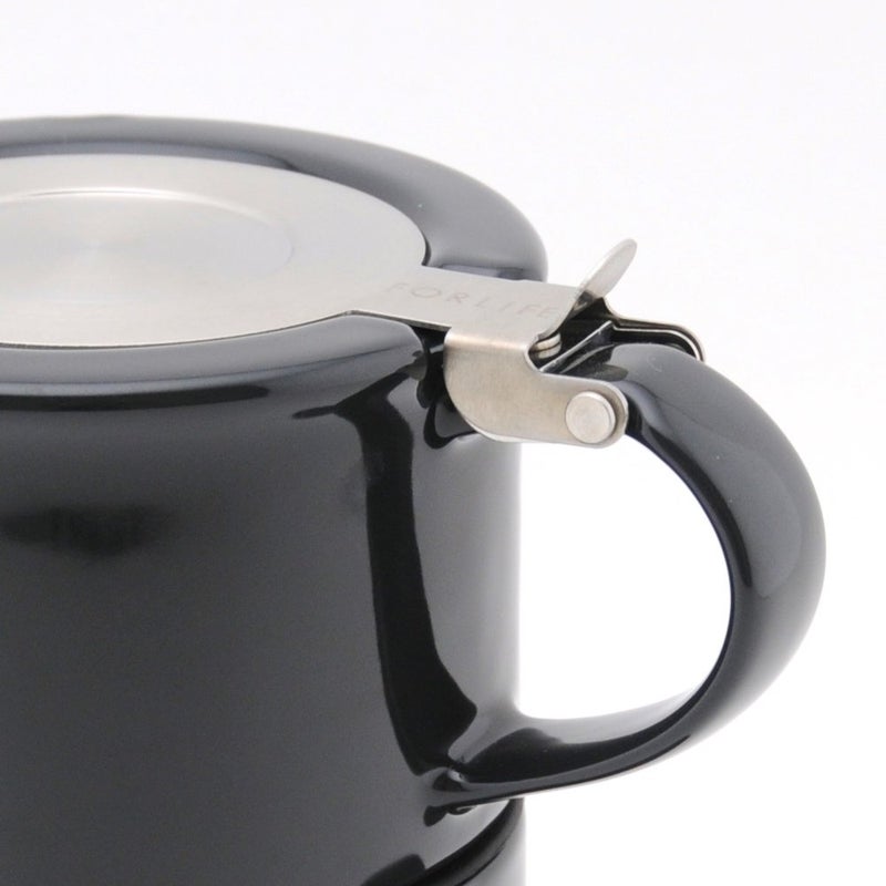 FORLIFE Tea for One with Infuser 14 ounces, Black Graphite - Image 4